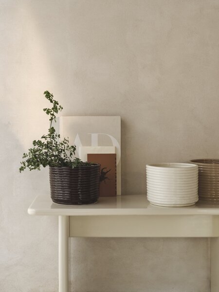 Obal na květináč Corduroy Off White