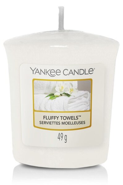 VONNÁ SVÍČKA YANKEE CANDLE FLUFFY TOWELS VOTIVNÍ