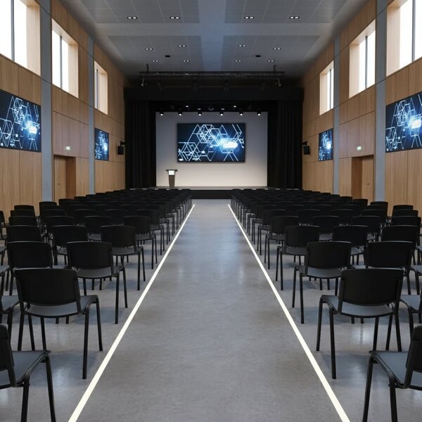 Konferenční židle Design - černé nohy, černá