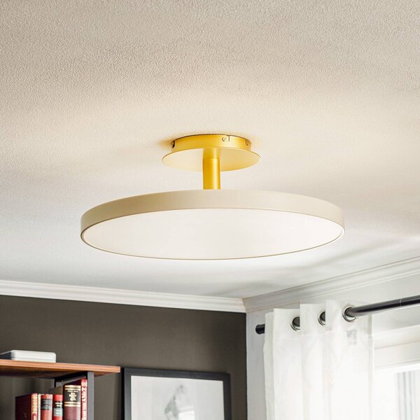 UMAGE Asteria Up Large stropní světlo 60cm bílá, stmívatelný, Bílá / opál, Obývací pokoj / jídelna, Nerezová ocel, Design