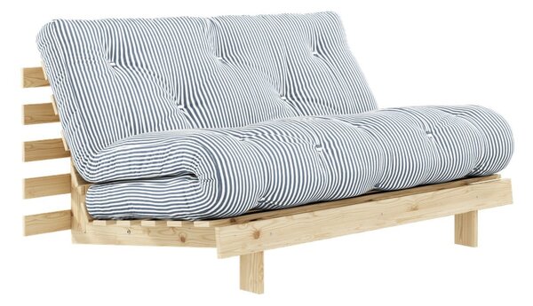 Bílá/světle modrá rozkládací pohovka 140 cm Roots – Karup Design