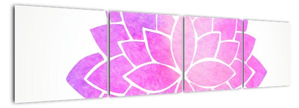 Obraz: růžová mandala (160x40cm)