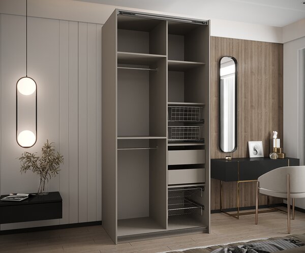 Sada 2 ks zásuvek – Kašmír | pro šatní skříně LUX 110–200 cm