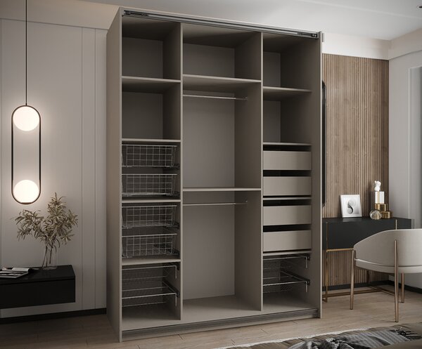 Sada 2 ks zásuvek – Kašmír | pro šatní skříně LUX 110–200 cm