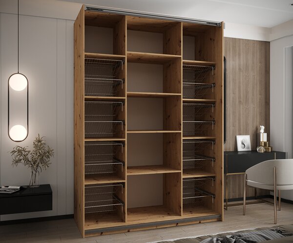 Výsuvný koš – 1 ks pro šatní skříně LUX 110–200 cm