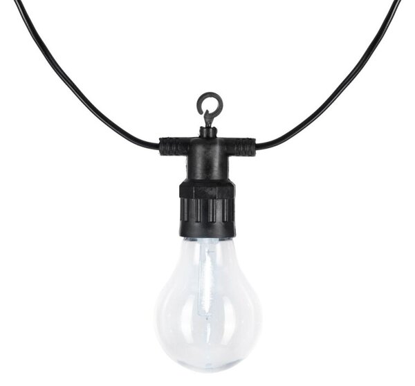 LED světelný řetěz baňky - 13m, 20LED, IP44, multicolor