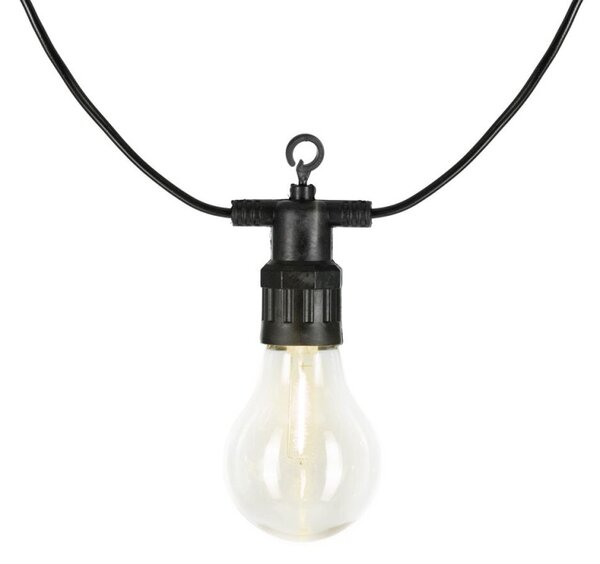 LED světelný řetěz baňky - 13m, 20LED, IP44, multicolor