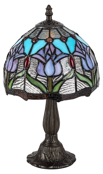 Brilagi - Tiffany vitrážová stolní lampa LORAS 1xE14/40W/230V