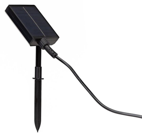 LED světelný řetěz 4,5cm koule - 10,5m 15LED 8-funkcí senzor IP44 multicolor