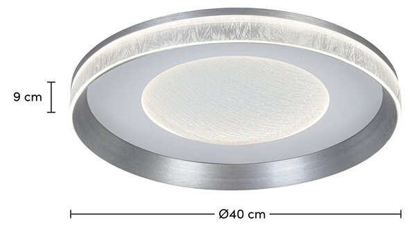 STROPNÍ LED SVÍTIDLO, 40/9 cm Novel - Online Only svítidla, Online Only