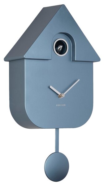 NÁSTĚNNÉ HODINY modrá 21,5/41/8,5 cm Karlsson - Nástěnné hodiny, Online Only
