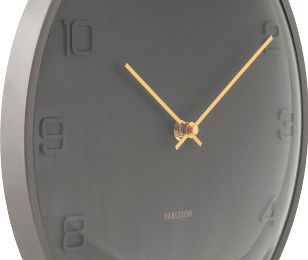NÁSTĚNNÉ HODINY šedá 30.5 cm Karlsson - Nástěnné hodiny, Online Only
