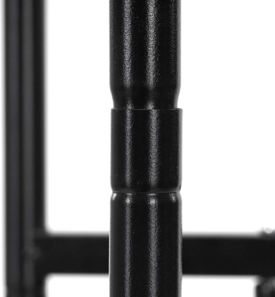 Kovový stojan na květiny 106 cm 6 polic SPRINGOS GA0214 černý