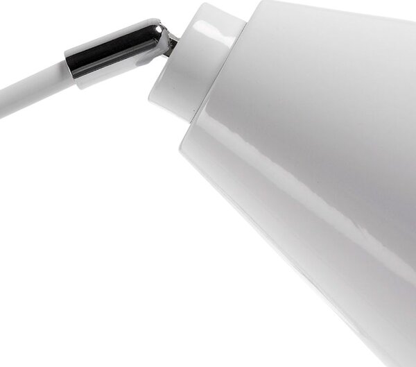 Bílá kovová stolní lampa Kave Home Tipir