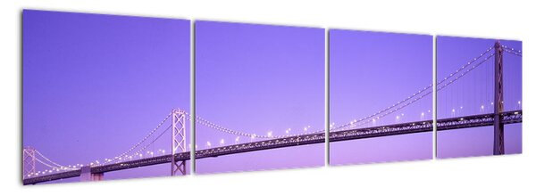 Obraz dlouhého mostu (160x40cm)