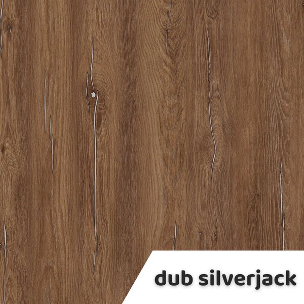 Skládací stůl 180 x 80 cm, dub silverjack