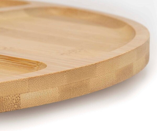 Servírovací talíř 33cm otočný SPRINGOS KI0170 přírodní