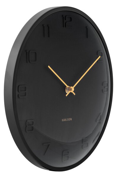NÁSTĚNNÉ HODINY černá 30.5 cm Karlsson - Nástěnné hodiny, Online Only