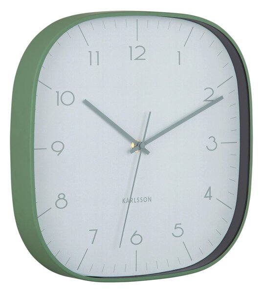 NÁSTĚNNÉ HODINY zelená 29 cm Karlsson - Nástěnné hodiny, Online Only