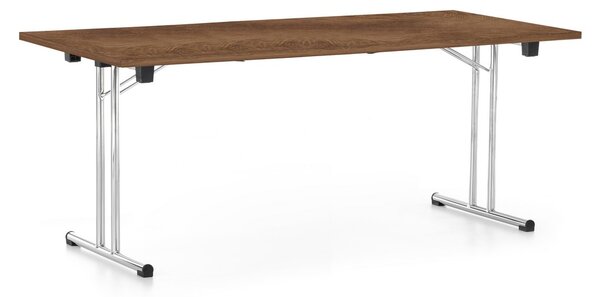 Skládací stůl 180 x 80 cm, dub silverjack