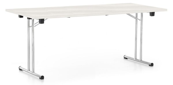 Skládací stůl 180 x 80 cm, bílý jasan
