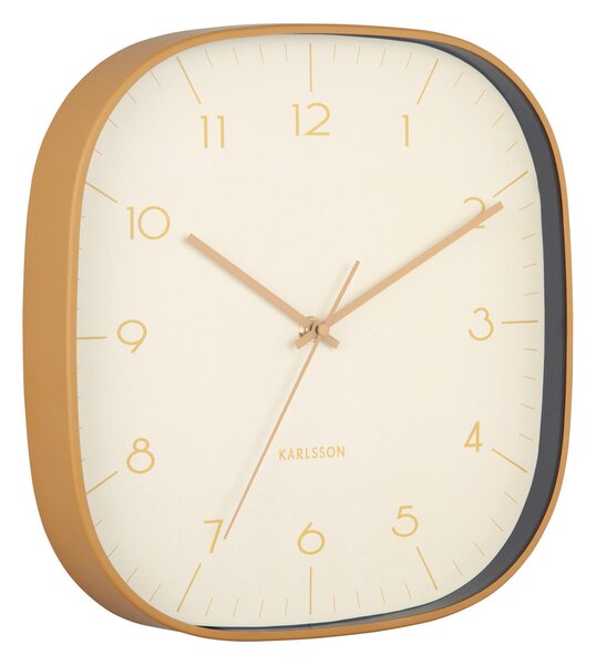 NÁSTĚNNÉ HODINY žlutá 29 cm Karlsson - Nástěnné hodiny, Online Only