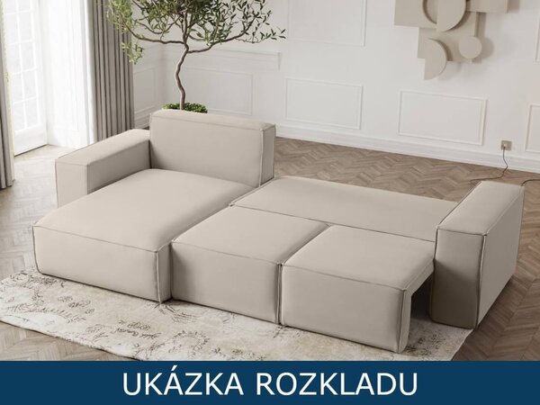 Rohová sedačka do L Lea - Černá 135