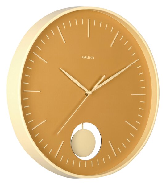 NÁSTĚNNÉ HODINY světle žlutá 41 cm Karlsson - Nástěnné hodiny, Online Only