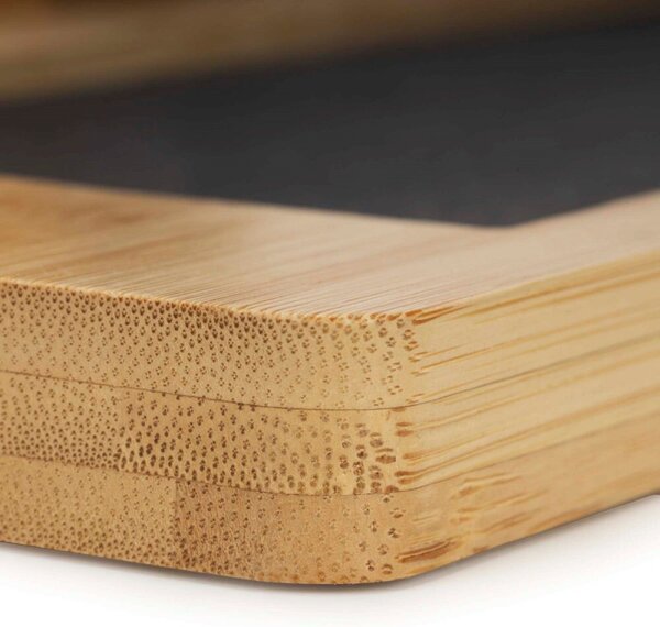 Servírovací prkénko s kamennou deskou 30x40cm SPRINGOS KI0166 přírodní