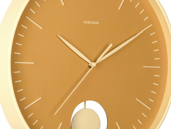 NÁSTĚNNÉ HODINY světle žlutá 41 cm Karlsson - Nástěnné hodiny, Online Only