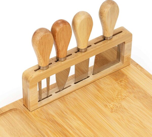 Servírovací prkénko 35,5x28cm SPRINGOS KI0167 přírodní