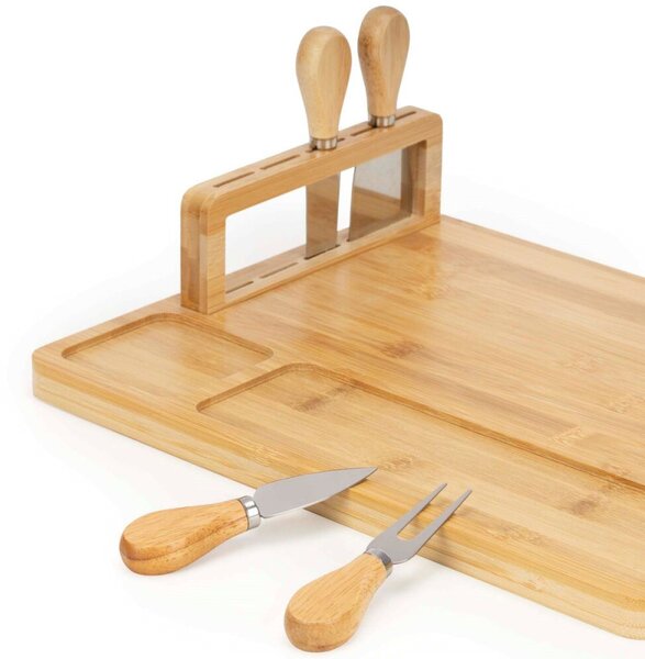 Servírovací prkénko 35,5x28cm SPRINGOS KI0167 přírodní