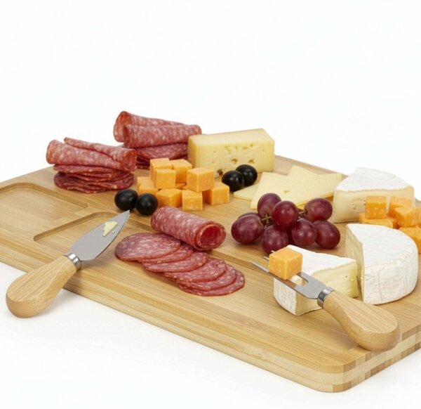 Servírovací prkénko 35,5x28cm SPRINGOS KI0167 přírodní