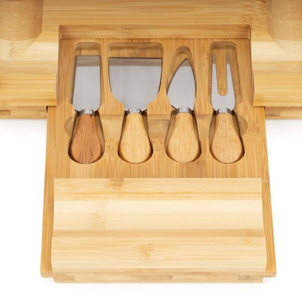 Servírovací prkénko 33x33cm SPRINGOS KI0168 přírodní