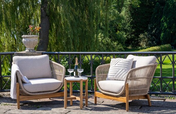 -25 % Dny MOMENTI– Nordic Living Zahradní set křesel a stolku Terracina