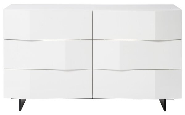Bílá komoda Marco Barotti Linea Diamond 120 x 45 cm