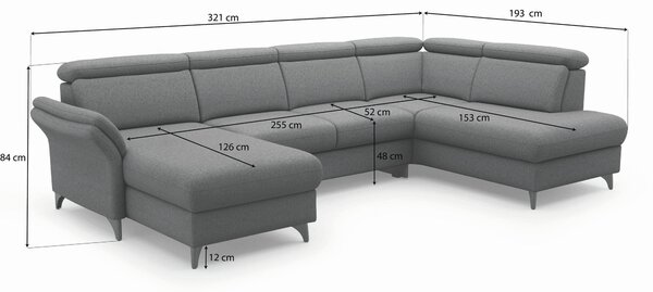 SEDACÍ SOUPRAVA, textil, tmavě zelená Sit & More - Sedací soupravy, Online Only