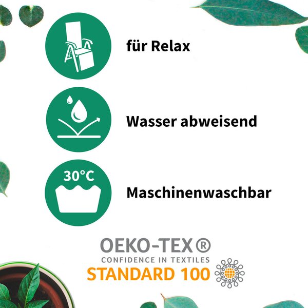 PODLOŽKA NA RELAXAČNÍ KŘESLO, 170/52/8 cm Gardenson - Online Only zahradní nábytek, Online Only