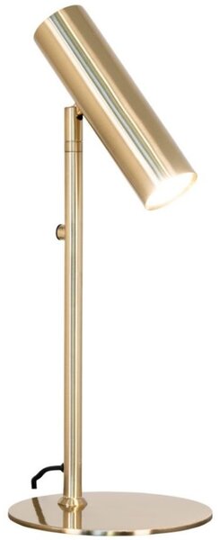 Nordic Living Zlatá kovová stolní lampa Aris