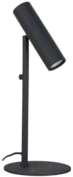 Nordic Living Černá kovová stolní lampa Aris