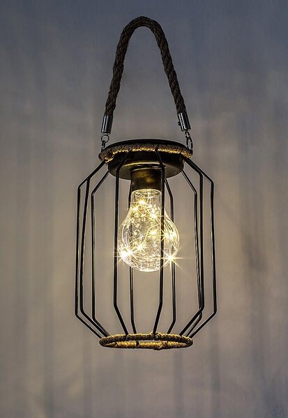 77046 Solární dekorativní svítidlo SLUIS se soumrakovým senzorem LED 0,2W/3lm 3000K IP44