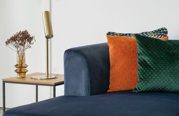 Nordic Living Zlatá kovová stolní lampa Aris