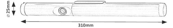 78031 LED Podlinkové svítidlo se senzorem LED/3W/3,7V 4000K 1800 mAh