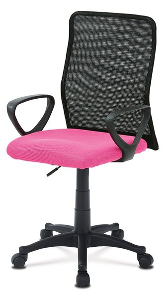 Juniorská židle GIORGIO černo-růžová