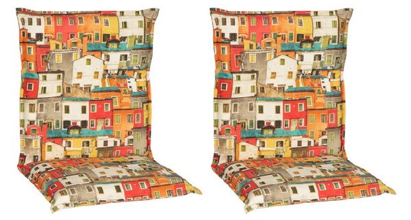 SADA POLSTRŮ NA ŽIDLI 2 ks, 98/46/8 cm Gardenson - Online Only zahradní nábytek, Online Only