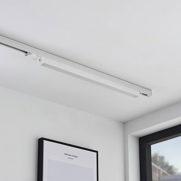 Arcchio Harlow LED kolejnicové světlo, bílé, 69 cm, 3 000 K, Bílá / opál, Pracovna / kancelář, Hliník, Moderní