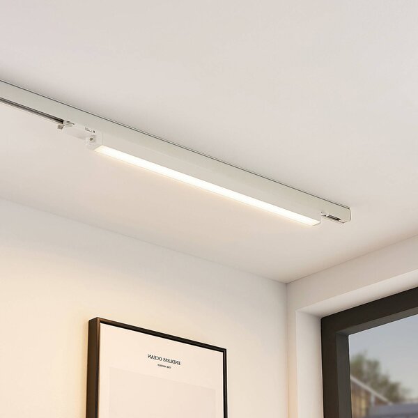 Arcchio Harlow LED kolejnicové světlo, bílé, 69 cm, 3 000 K, Bílá / opál, Pracovna / kancelář, Hliník, Moderní