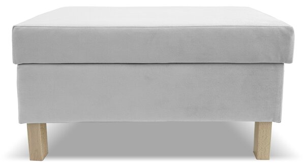 Taburet LUMI 60x28 s úložným prostorem - šedý - ITAKA 51