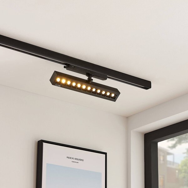 Arcchio Millay LED reflektor černý 3000K, Černá, Pracovna / kancelář, Hliník, Moderní