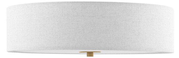 Stropní Lampa Globen Lighting, Noah, stmívatelné, Bílá, Obývací pokoj, Tkanina / Textil, Skandinávský